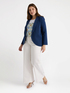 Milano knit fabric blazer image number 2