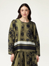 Blouse with ethnic pattern image number 3