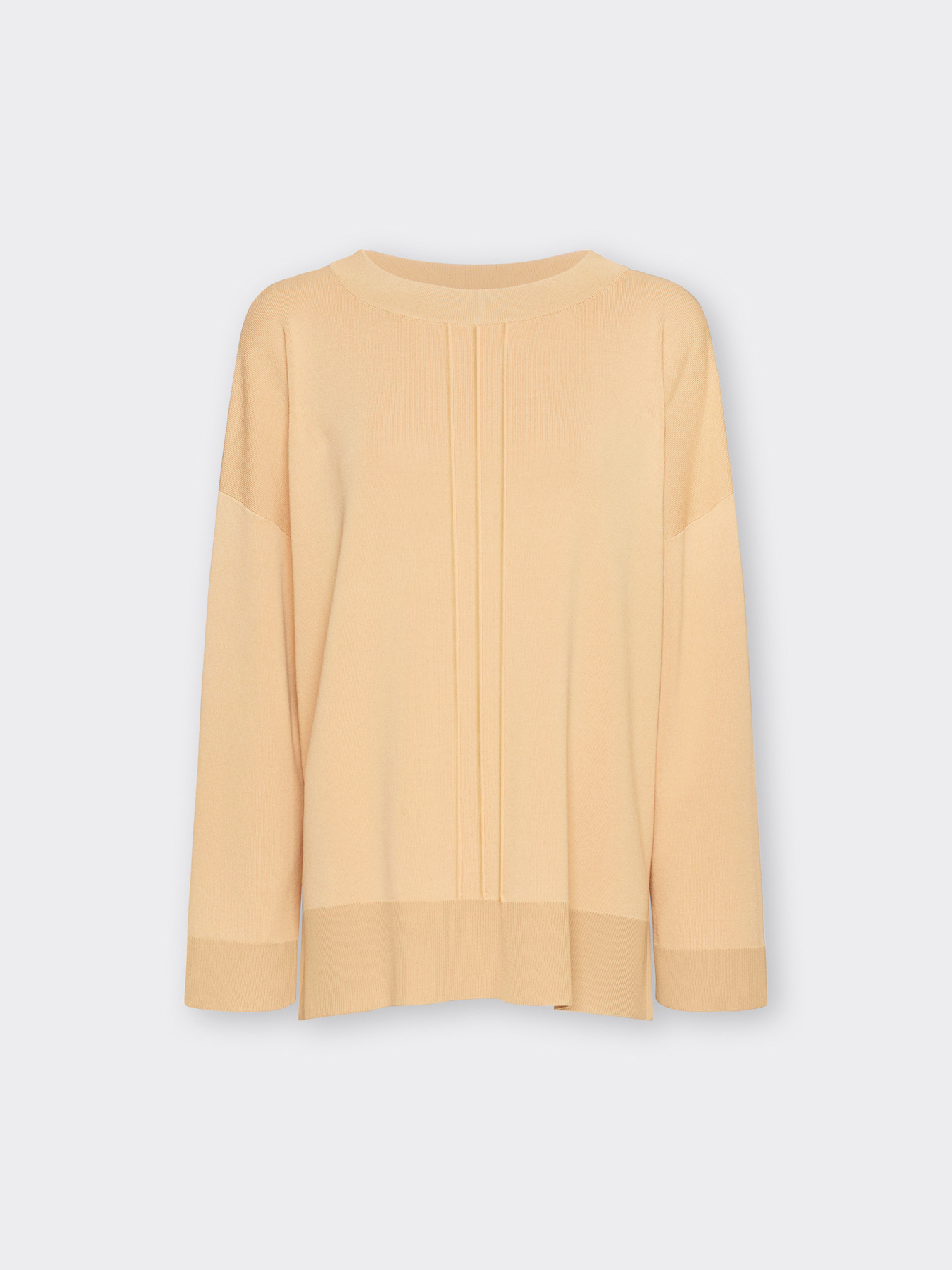 Viscose blend crew neck jumper image number 4
