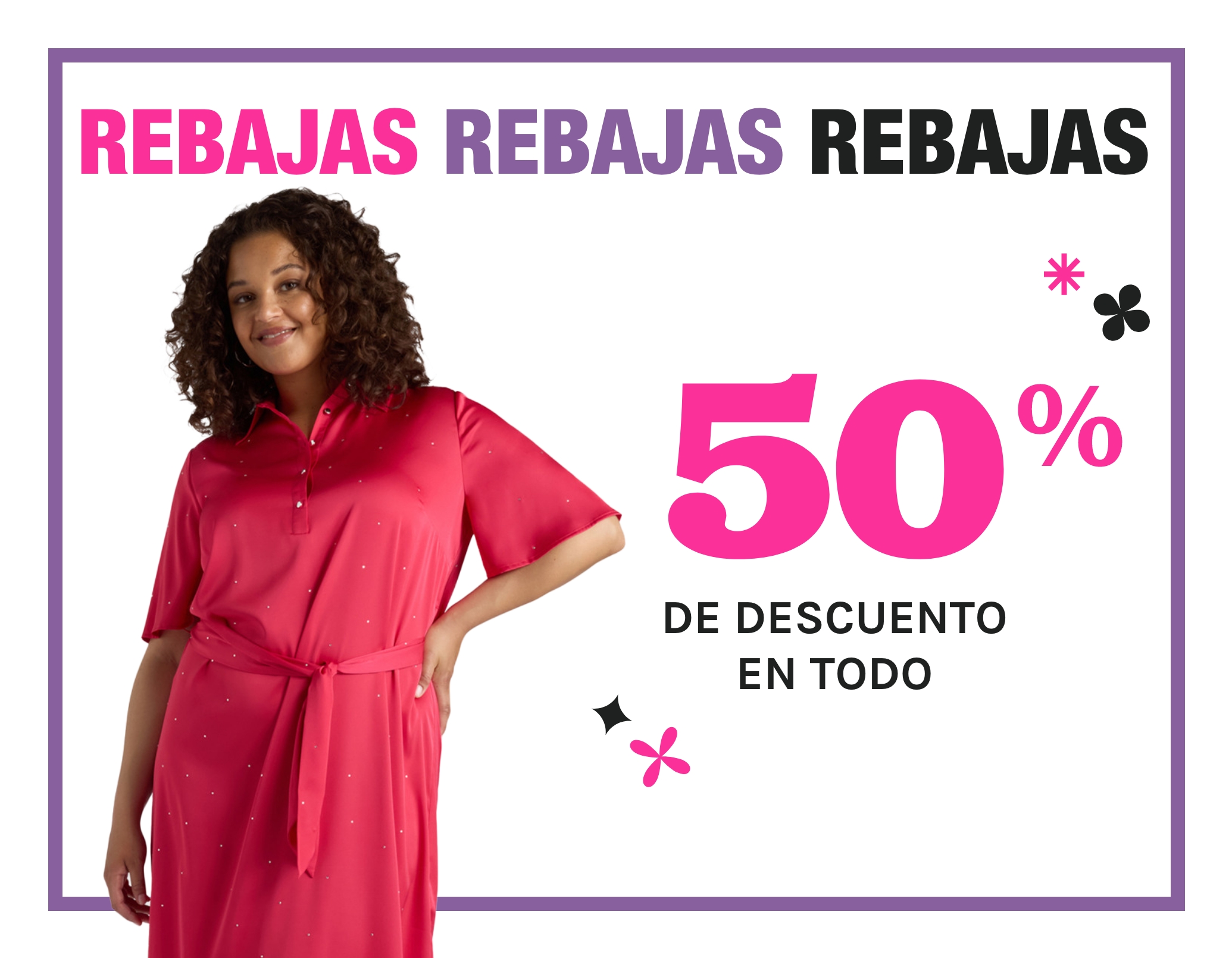Rebajas Hasta un 50% de descuento