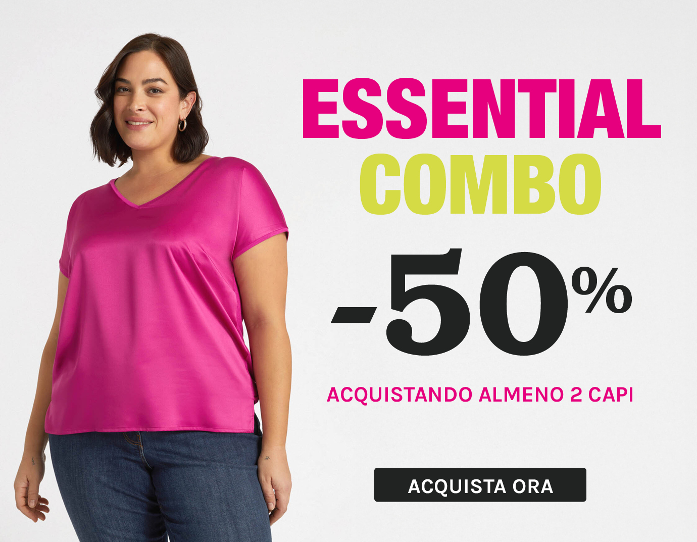 PROMO ESSENTIAL Fiorella Rubino -50% su due pezzi